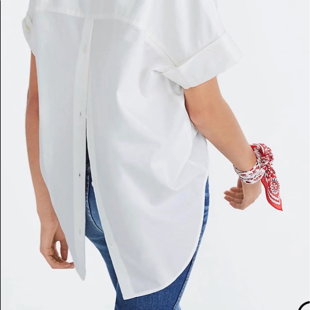 Madewell linen shirt with buttons